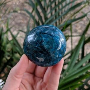 Blue Apatite Crystal
